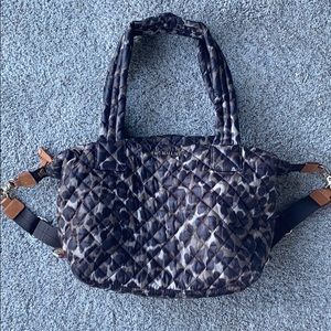 MZ Wallace medium Sutton leopard print